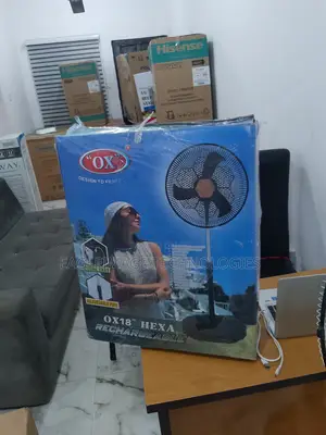 Modern Ox' Hexa Rf-16 18''rechargeable Standing Fan