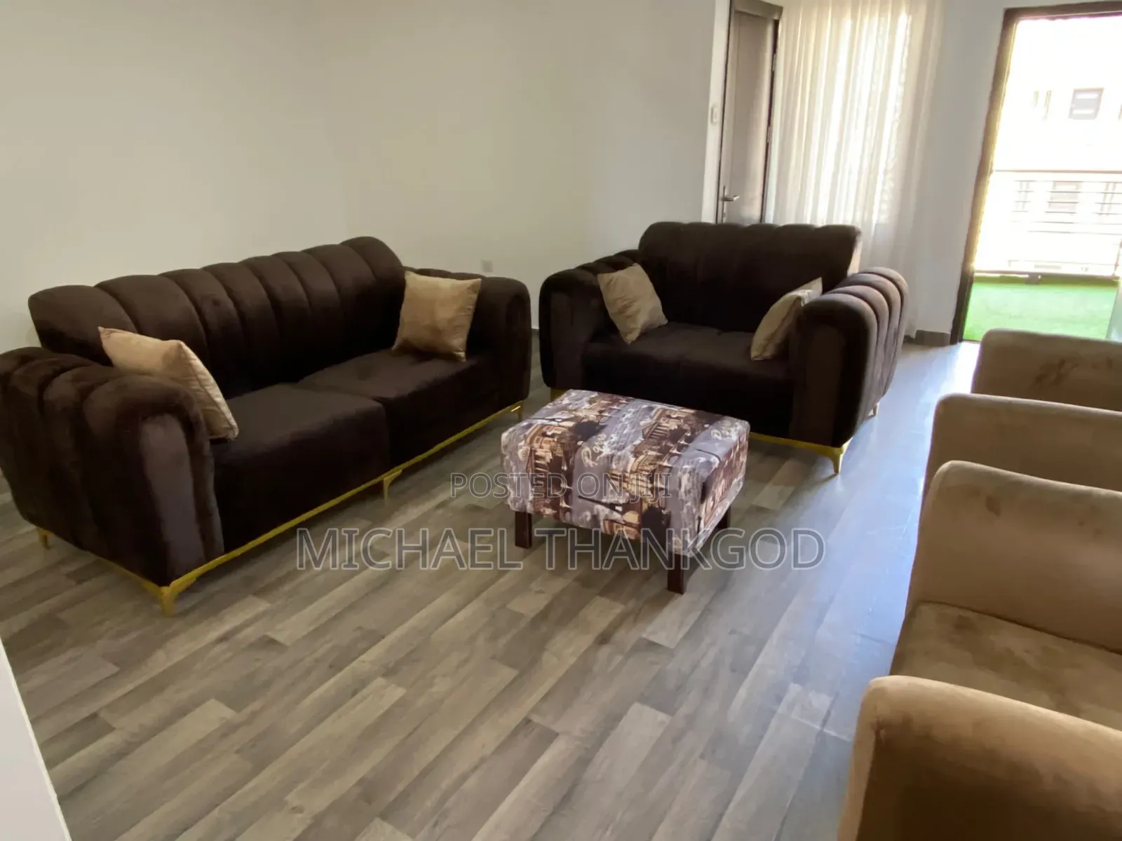 A Set of 7 Sofas 3 - 2 - 1 - 1