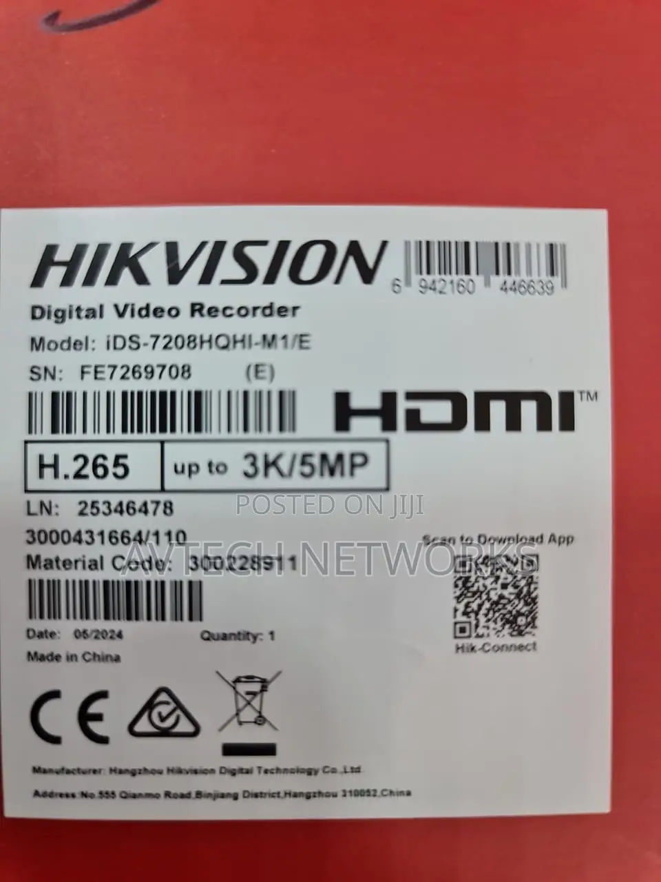 8ch 5mp DVR