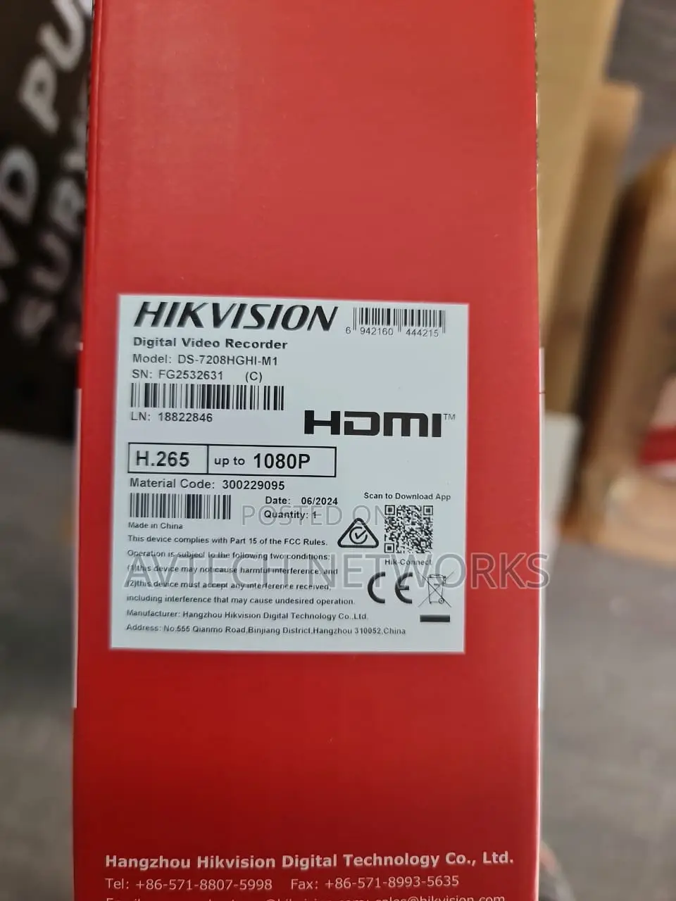 8ch 2mp DVR