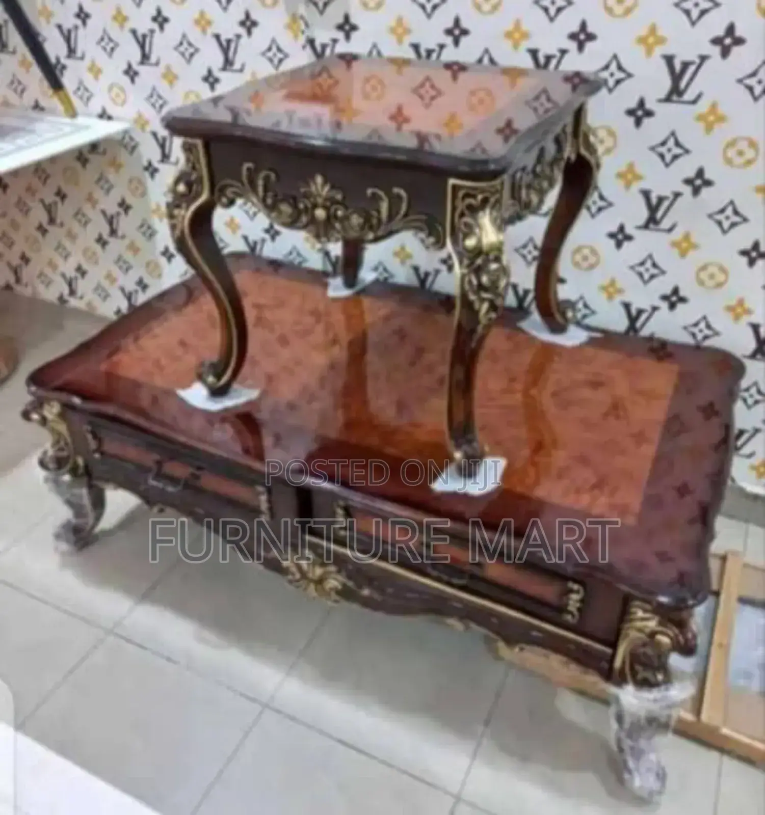 Center Table and Side Stools