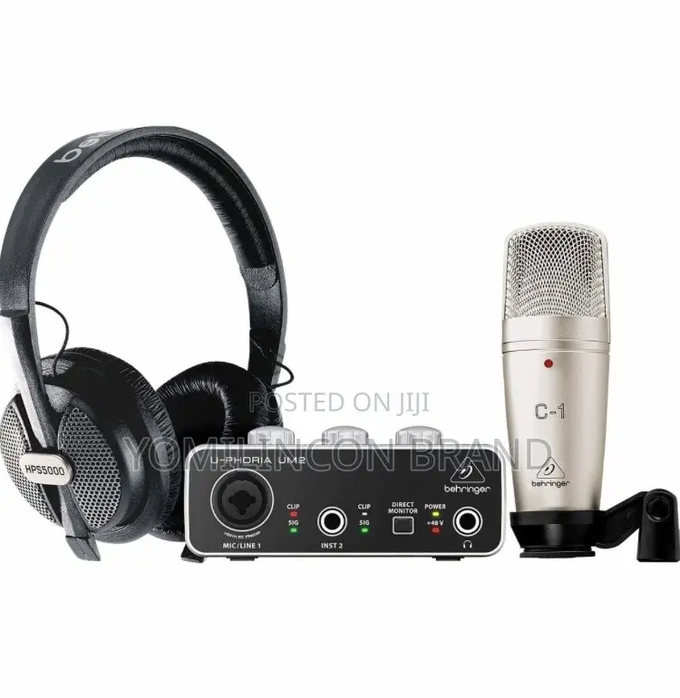 Behringer U-Phoria Studio Recording Bundle