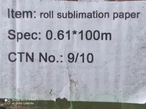 24" X 100m Roll Sublimation Paper