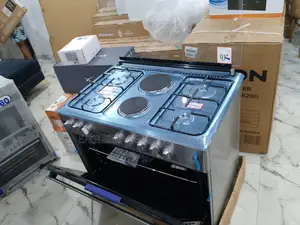 Family Sized Maxi 60 by 90(4+2)Burner Gas Cooker Wood