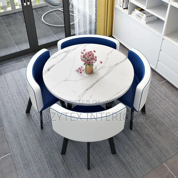 Round Shape Marble Dinning
