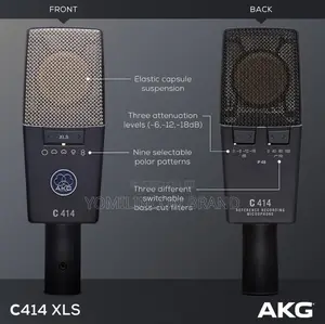 AKG C414 XLS Large-Diaphragm Multip Condenser Microphone