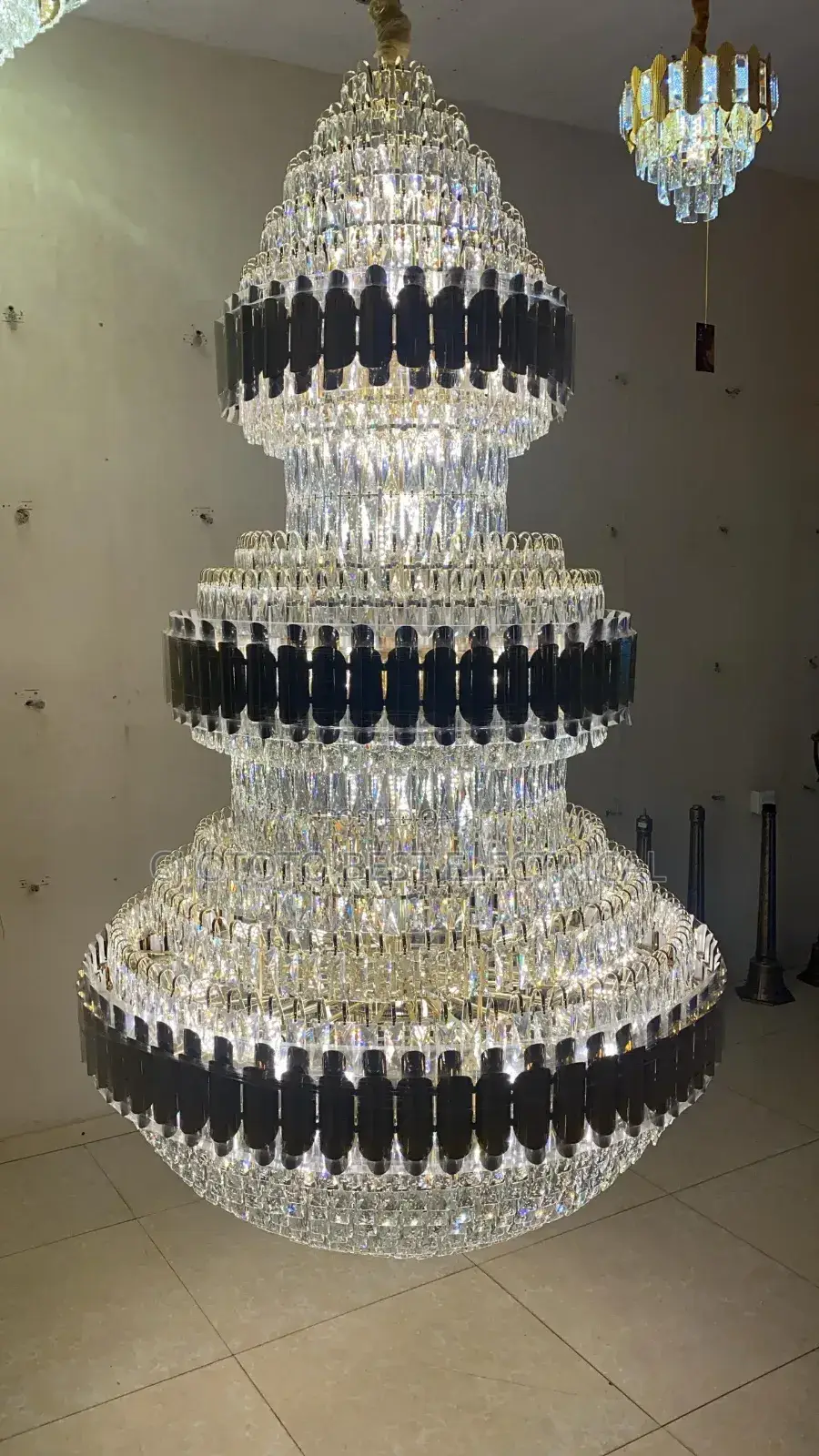 Big Crystal Chandelier Light Size 1200mm X 2000mm