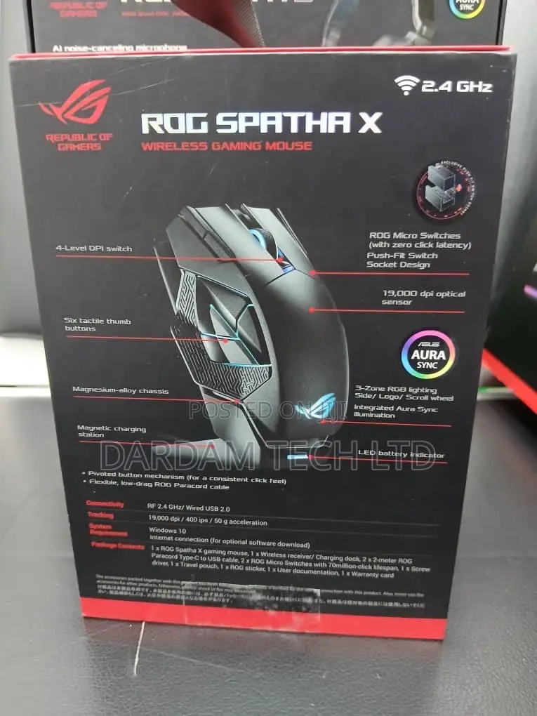 Rog Spatha X Wireless Gaming Mouse