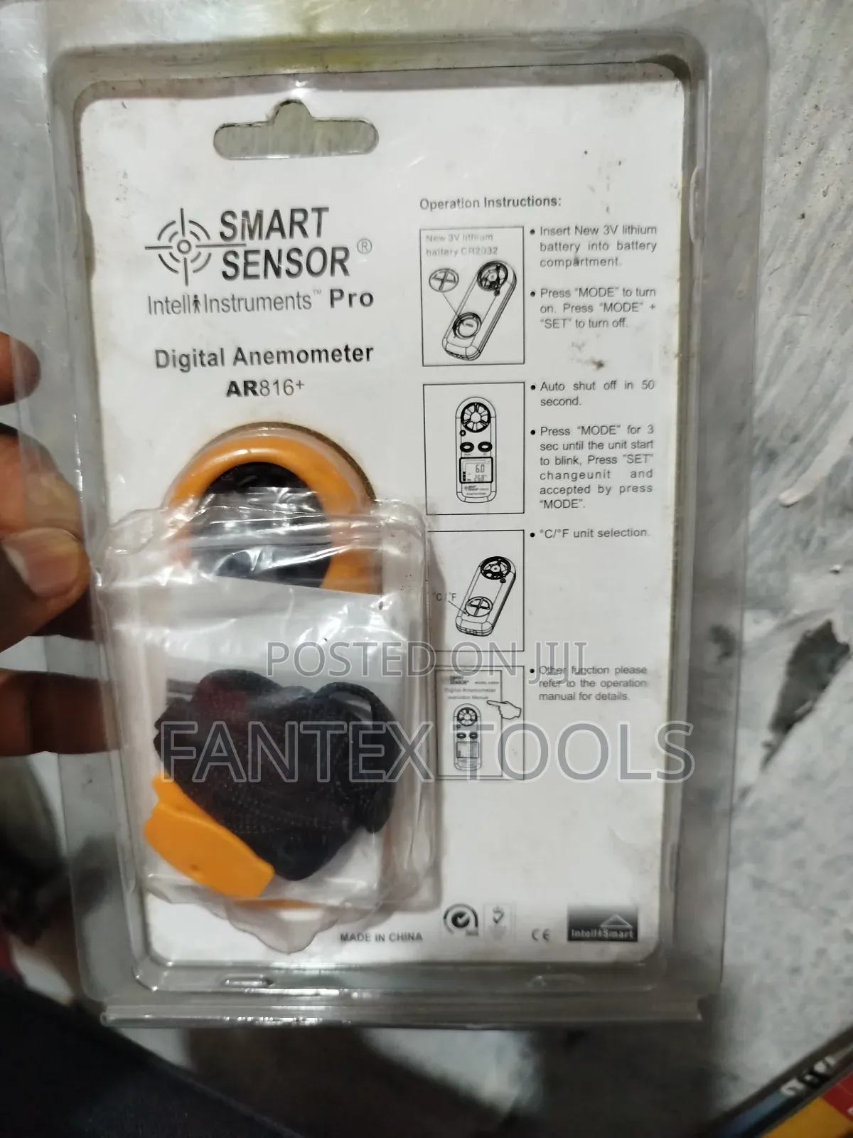 Digital Anemometer.