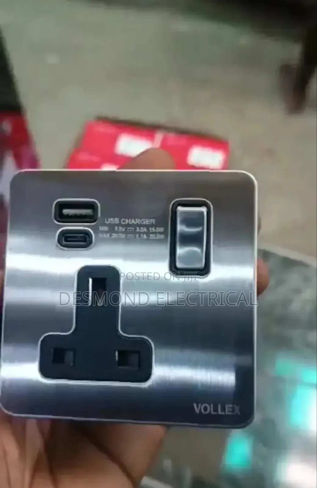 Double Socket USB Type C Sockets