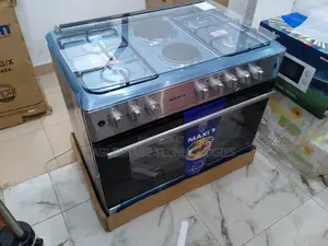 Extra-Large Maxi 60 by 90(4+2)Burner Gas Cooker Wood