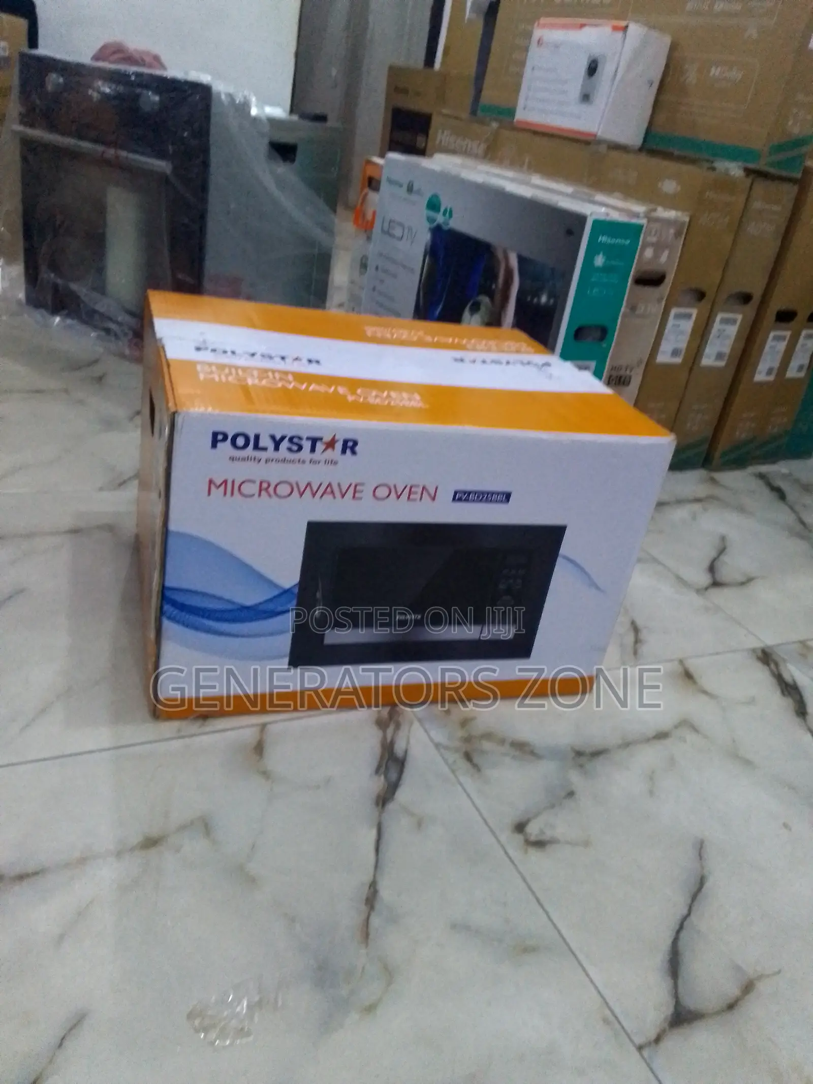 Auto Defrost Function 25L Polystar Built-in Microwave Oven