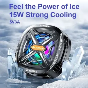 15W Strong Cooling Magnetic Phone Cooler + Detachable Clips