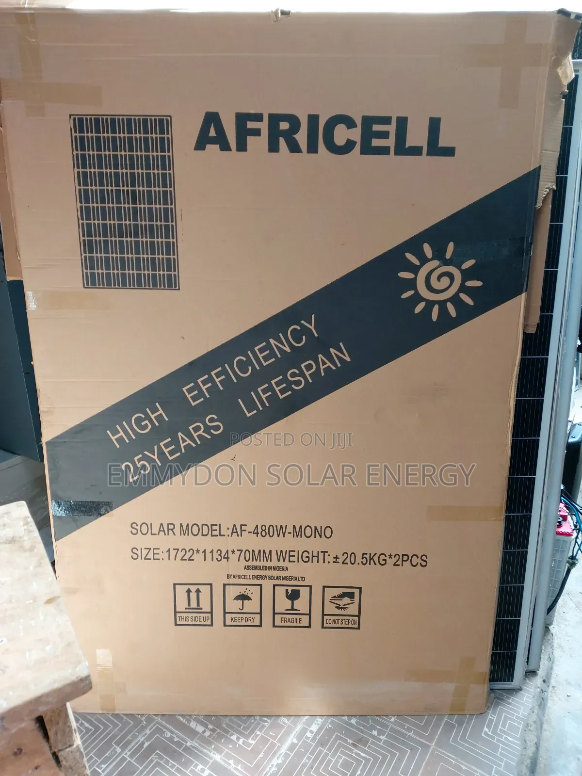 Original Africell Panel 480watt