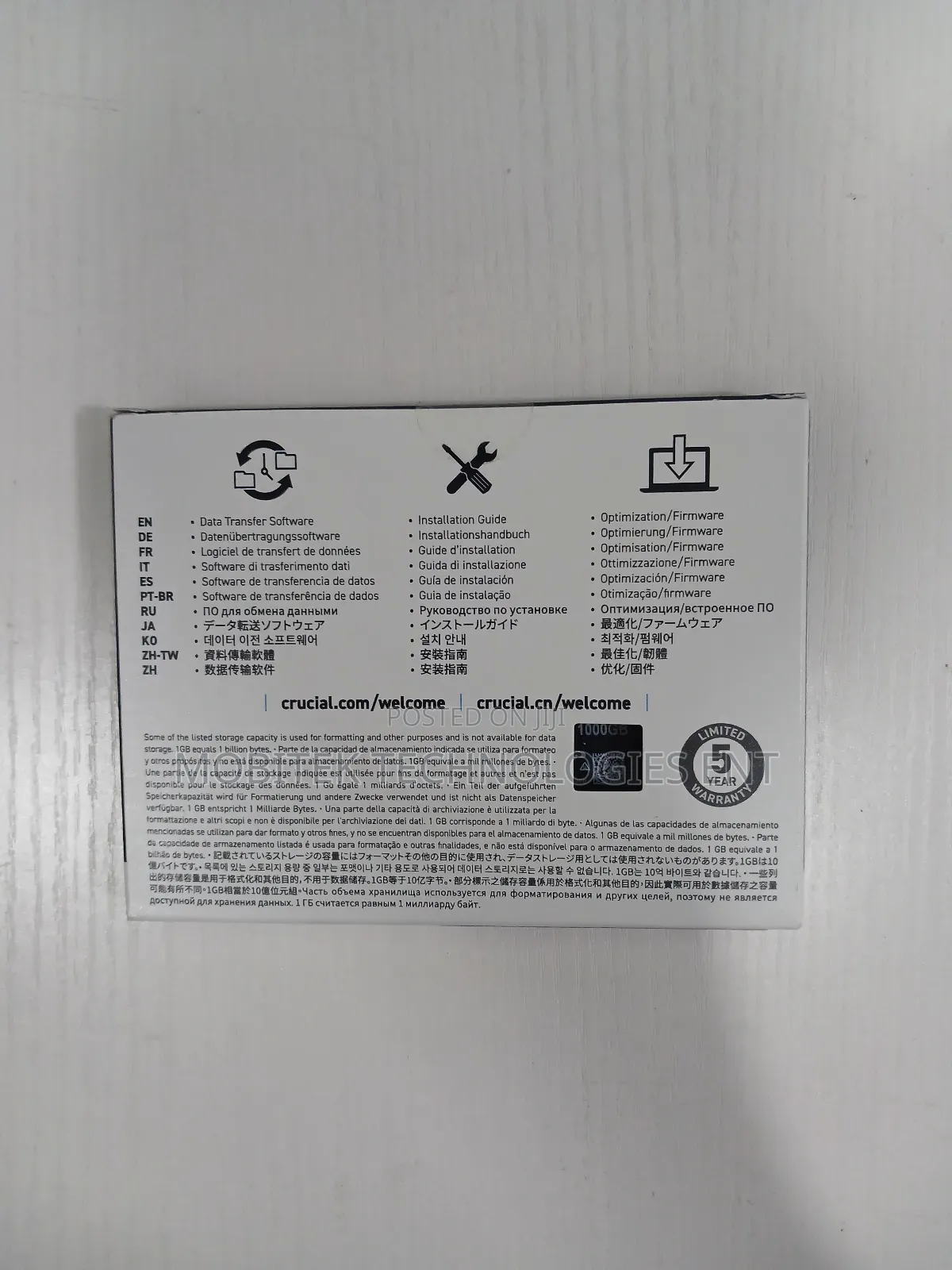 1tb Crucial P3 Plus Ssd Pcie 4.0 Nvme M.2 Gen4 Solid Drive