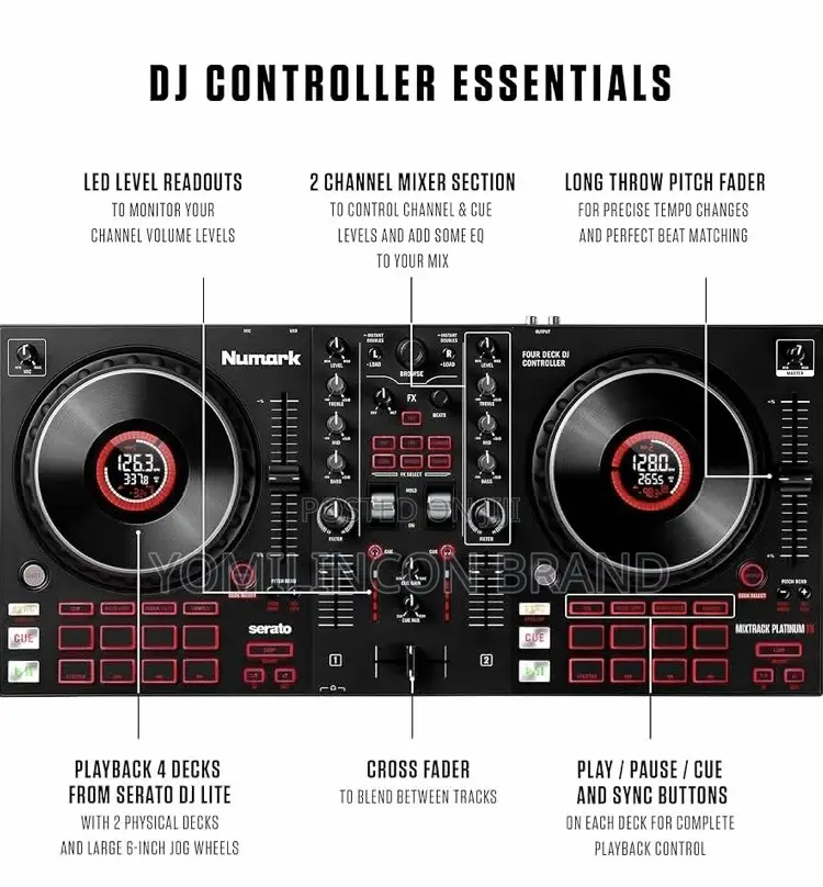 Numark Mixtrack Platinum FX 4-Deck Serato DJ Controller