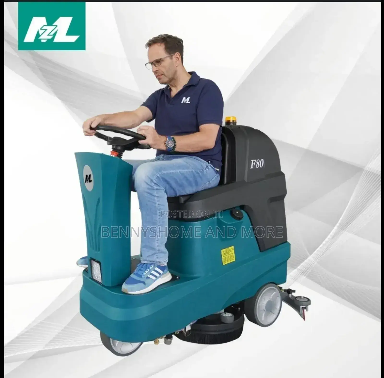 Ride-on Floor Scrubber!