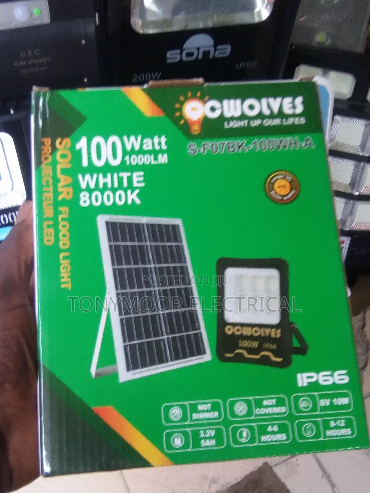 C Wolves Solar Energy Flood Light
