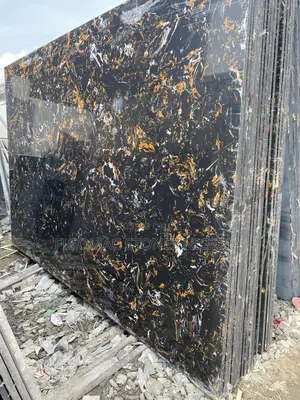 Golden Black Marble