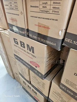 100ah 12v GBM Gell Battery Available Now