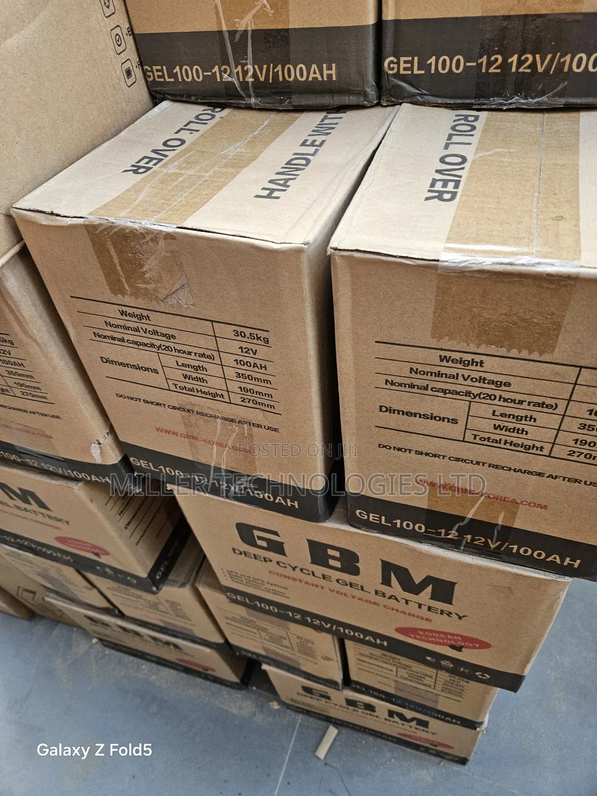 100ah 12v GBM Dry Cell Battery Available Bulk Purchase