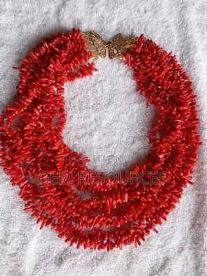 Layered Coral Bead