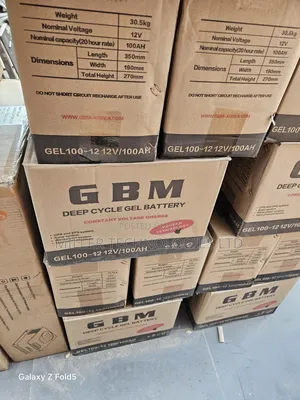 100ah 12v GBM Dry Cell Battery for Minor Home Appliances