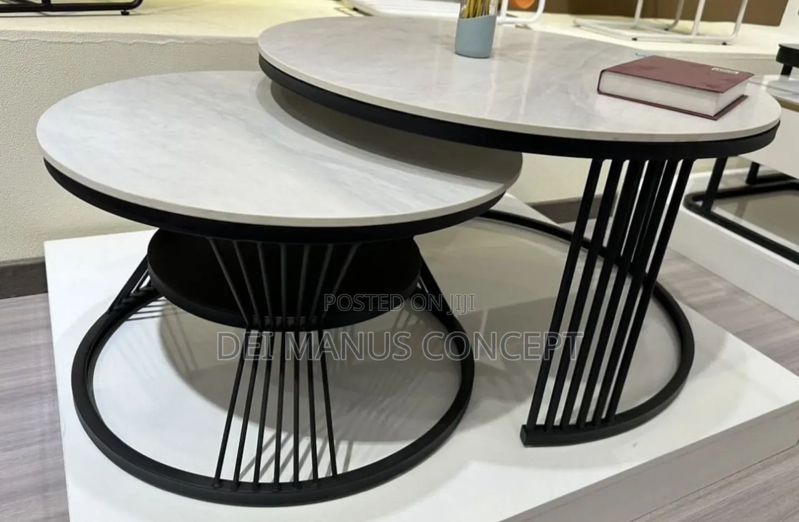 Marble Centre Table and Side Stool