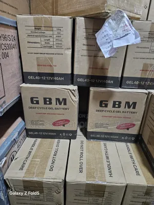 40ah 12v GBM Gell Battery Korean Technology