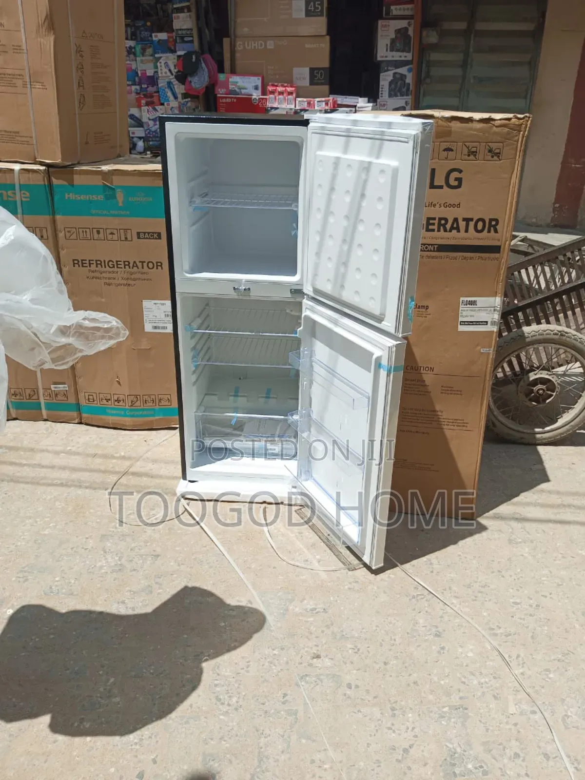 Tecno Cool Double Door Refrigerator Table Top
