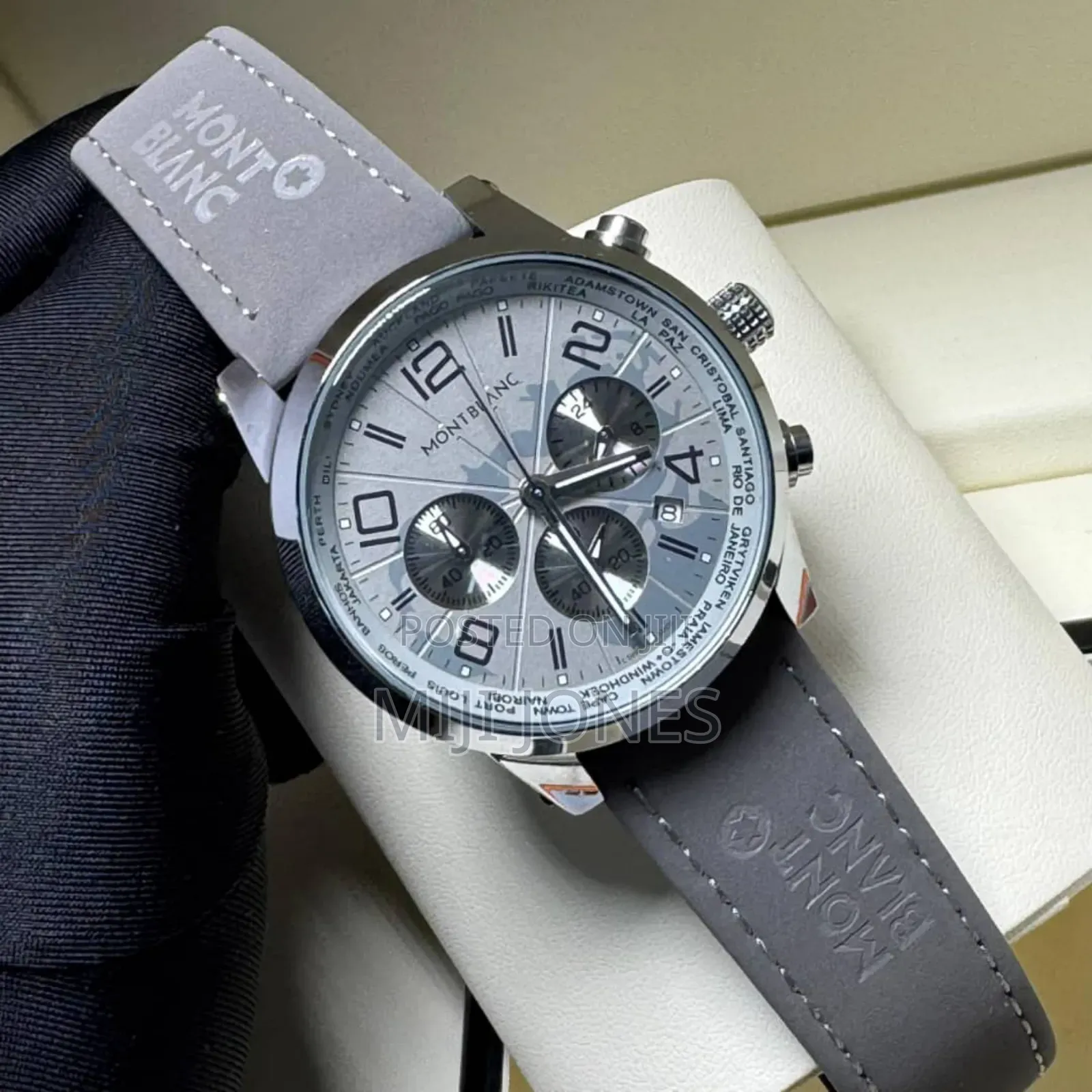 M O N T B L a N C Suede Leather Strap*