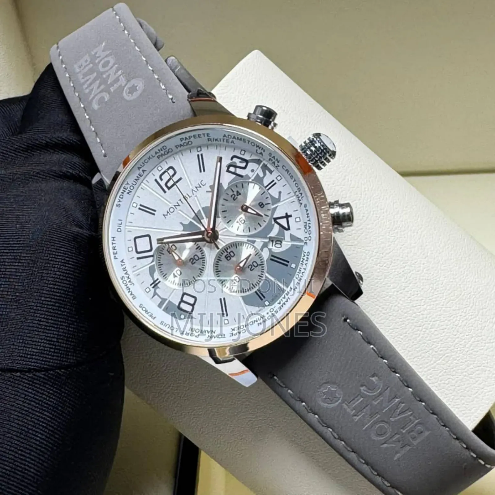 M O N T B L a N C Suede Leather Strap*