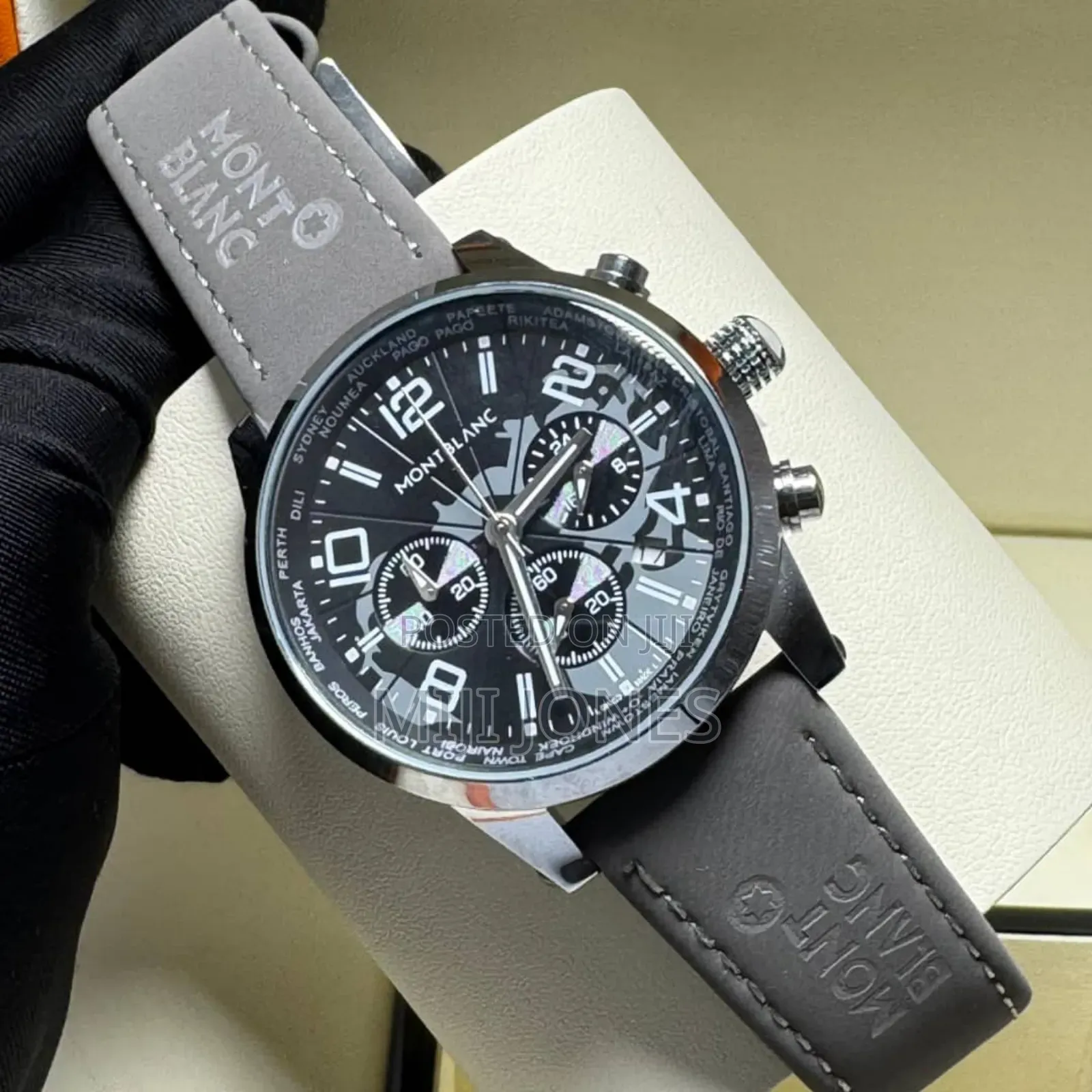 M O N T B L a N C Suede Leather Strap*