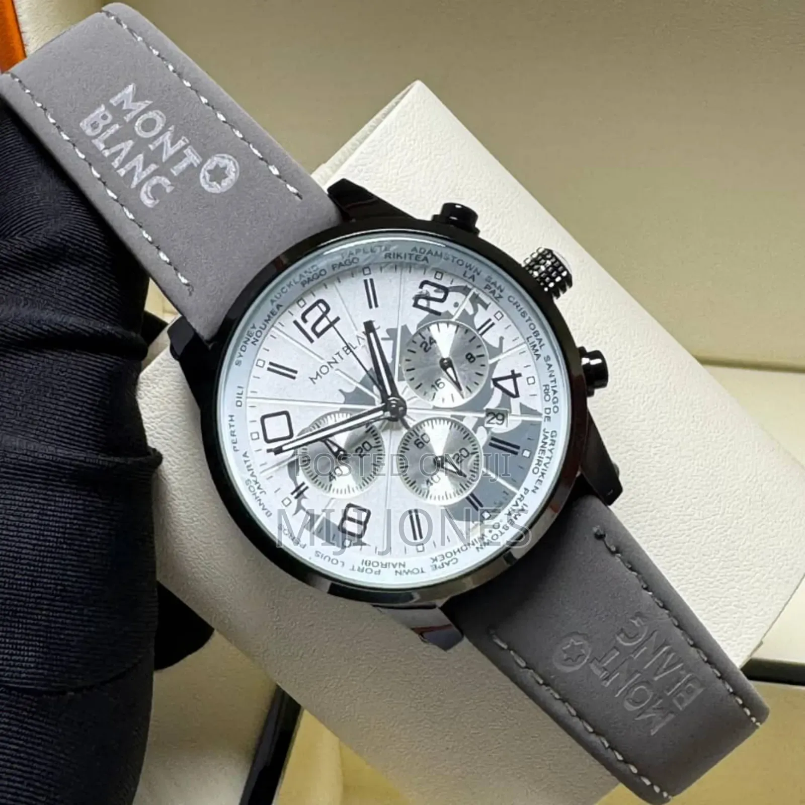 M O N T B L a N C Suede Leather Strap*