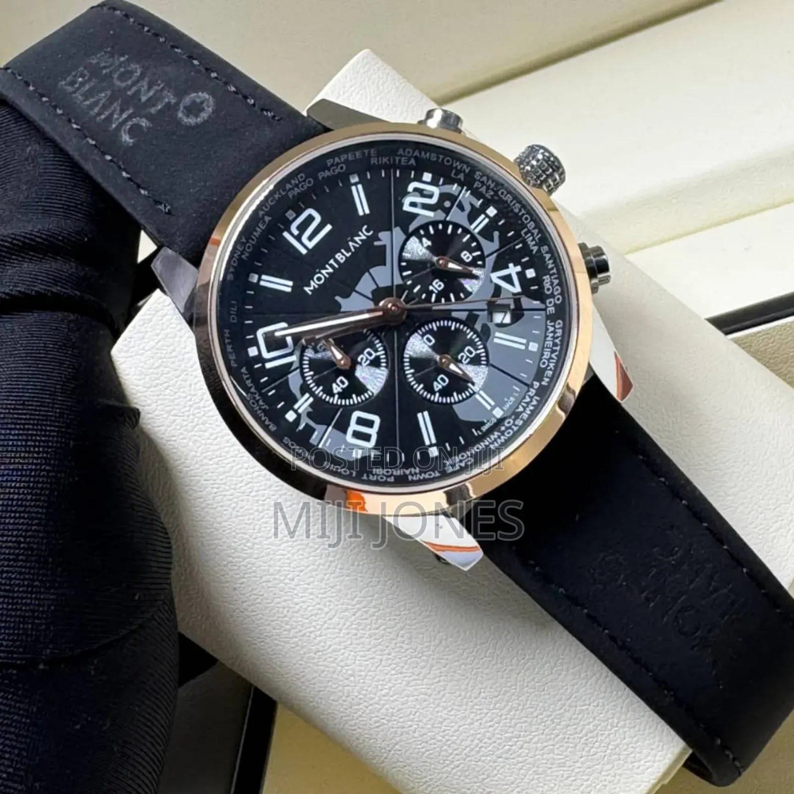 M O N T B L a N C Suede Leather Strap*