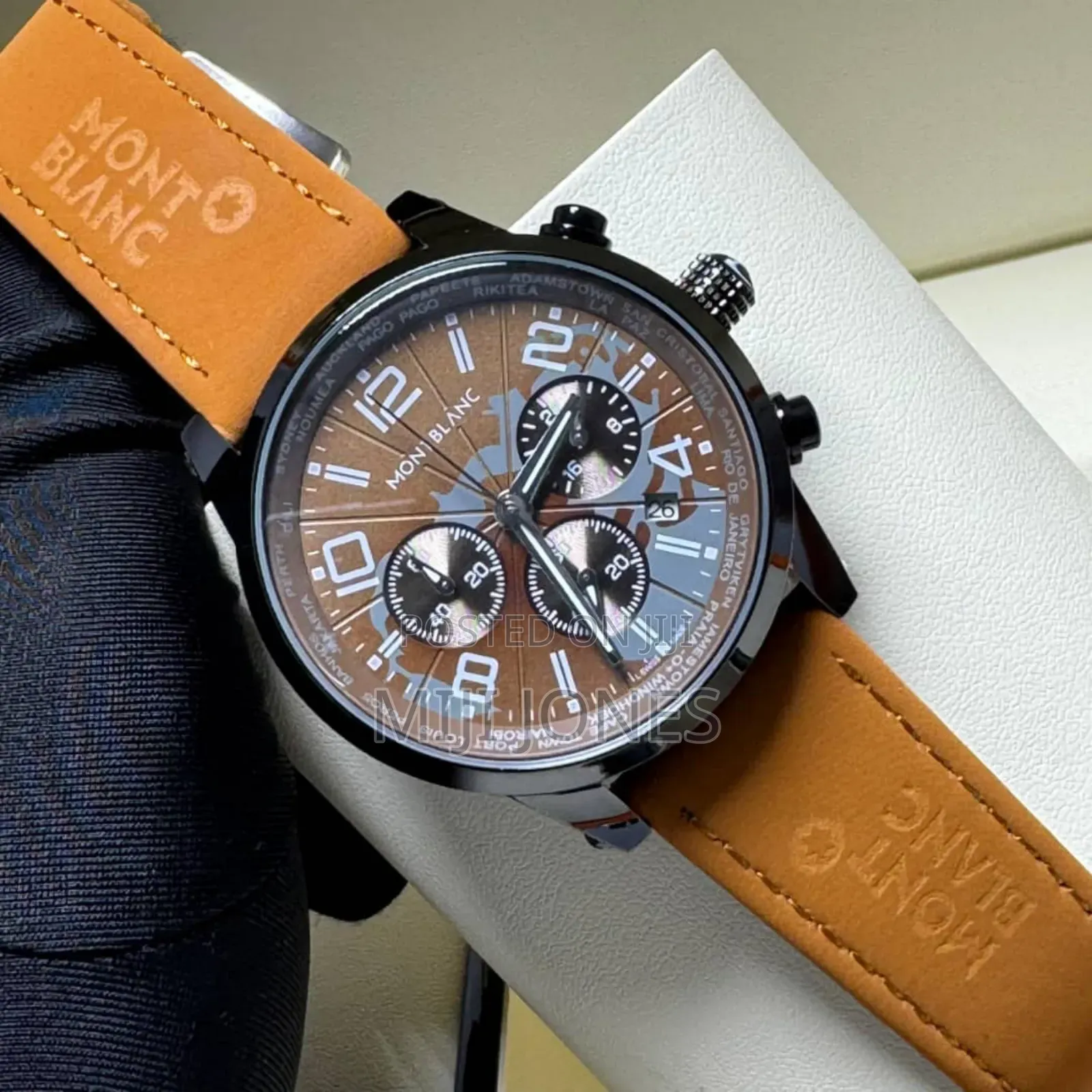 M O N T B L a N C Suede Leather Strap*