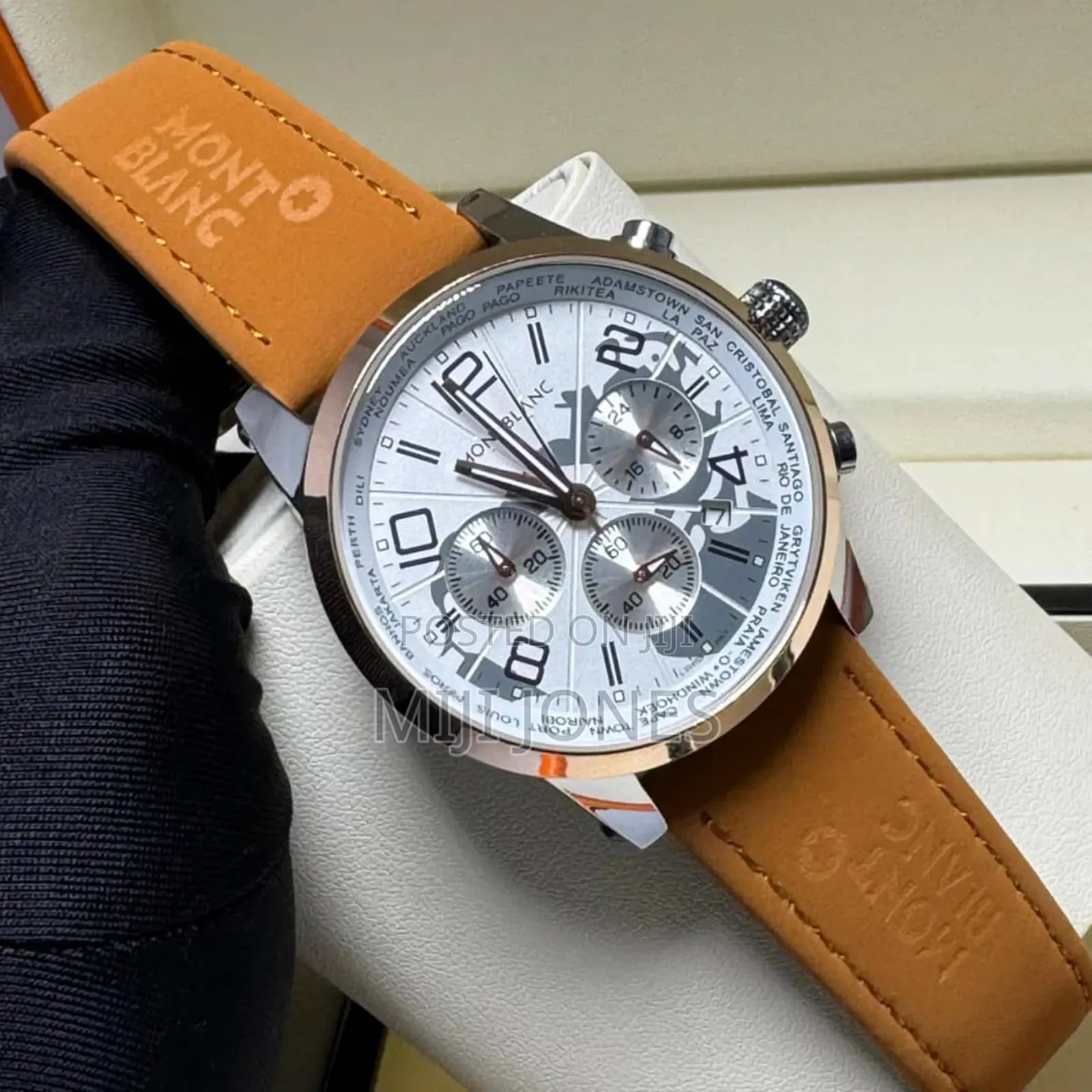 M O N T B L a N C Suede Leather Strap*