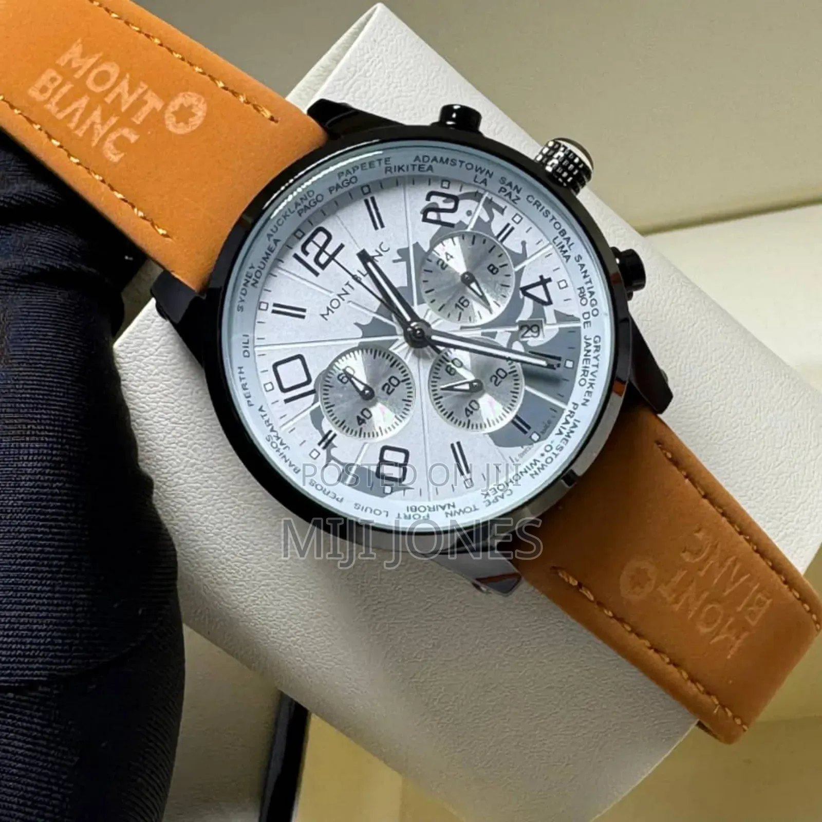 M O N T B L a N C Suede Leather Strap*