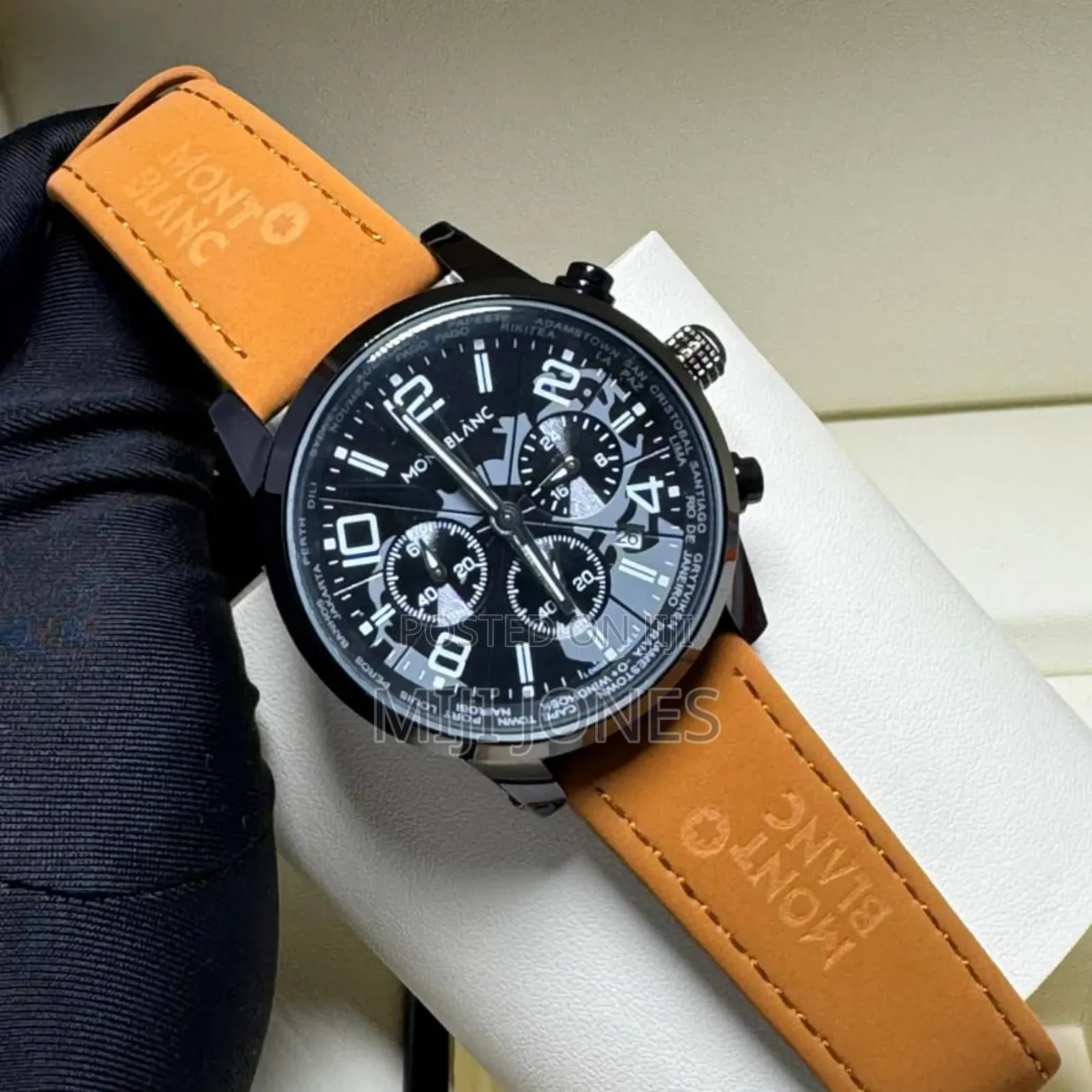 M O N T B L a N C Suede Leather Strap*