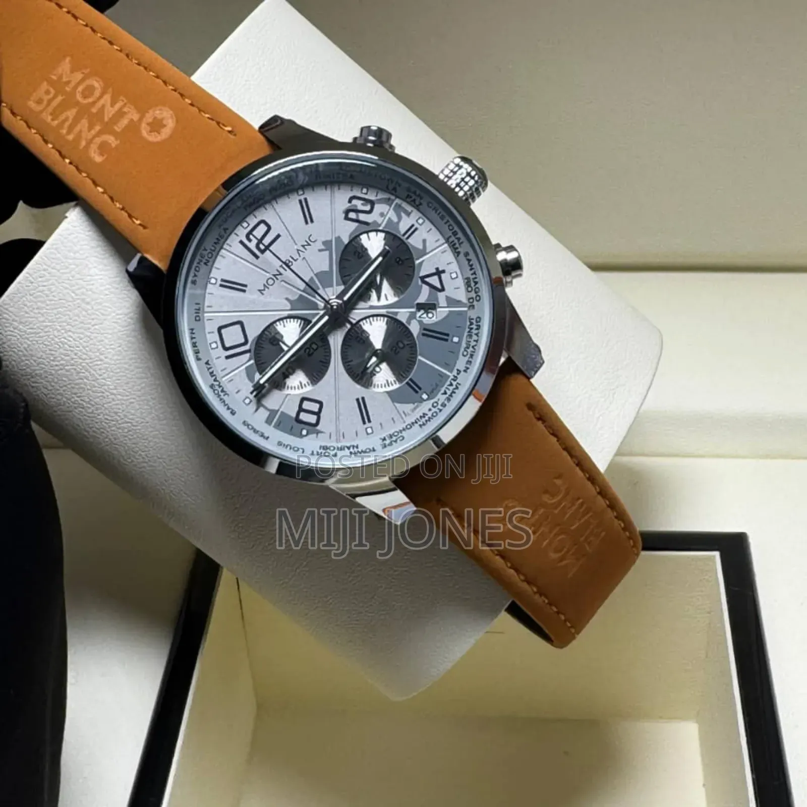 M O N T B L a N C Suede Leather Strap*