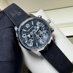 *Mont Blanc Suede‐Leather Replica – Luxe Soft‐Touch ⌚*