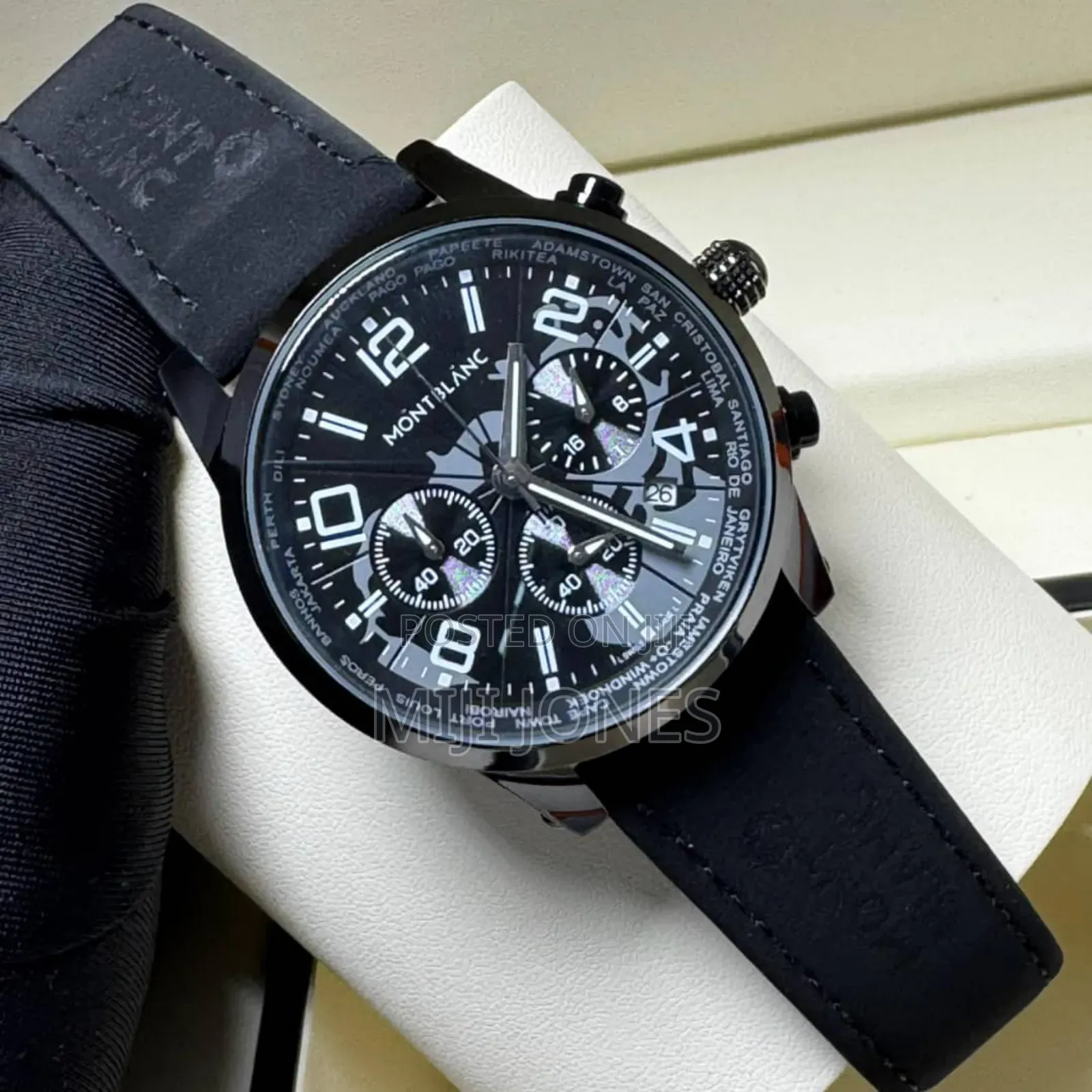 M O N T B L a N C Suede Leather Strap*