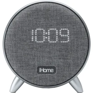 Ihome Power Clock Bluetooth Speaker+ Two Usb Charging Port