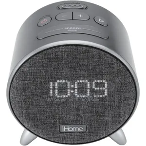 Ihome Power Clock Bluetooth Speaker+ Two Usb Charging Port