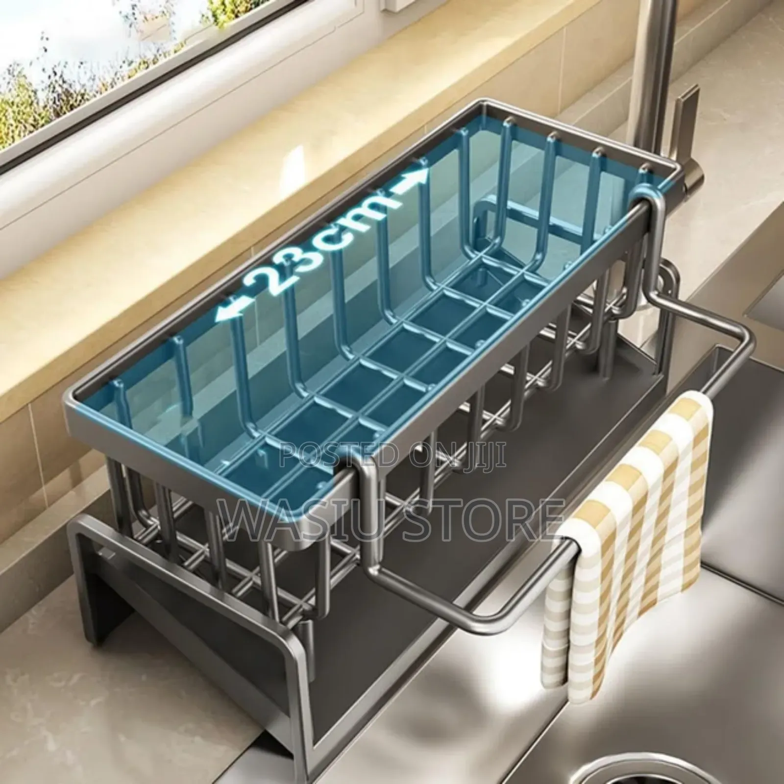 Sink Draining Rack Organizer