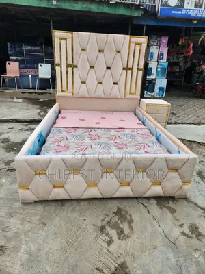 Padded Upholstery 4.5by6 Bed Stand