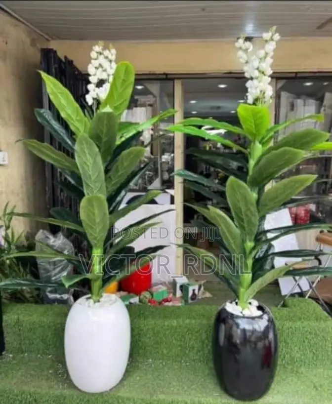 Artificial Flowers and Pots