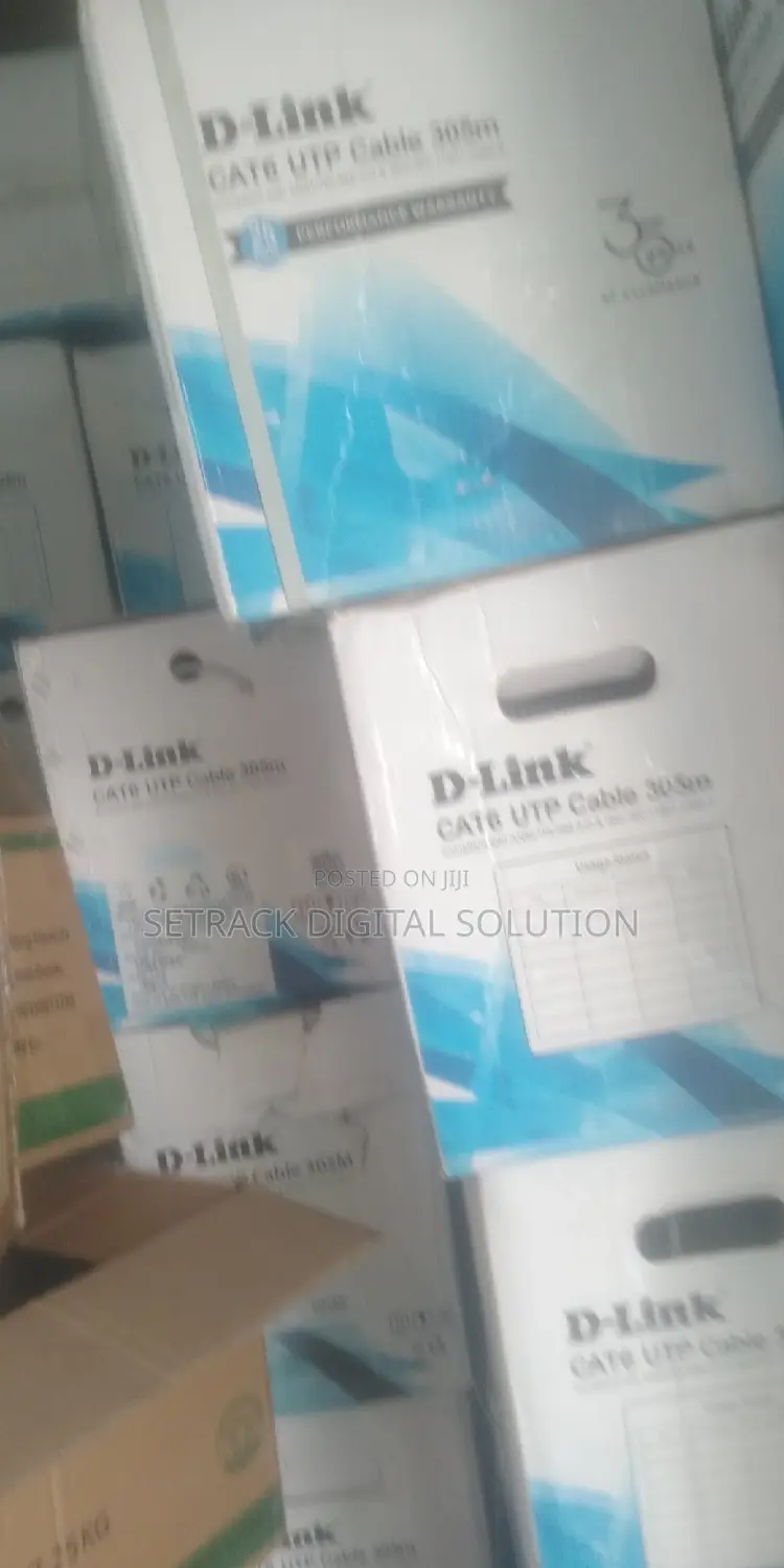 Dlink Cat6 100% Utp Pure Copper Network Cable 305m