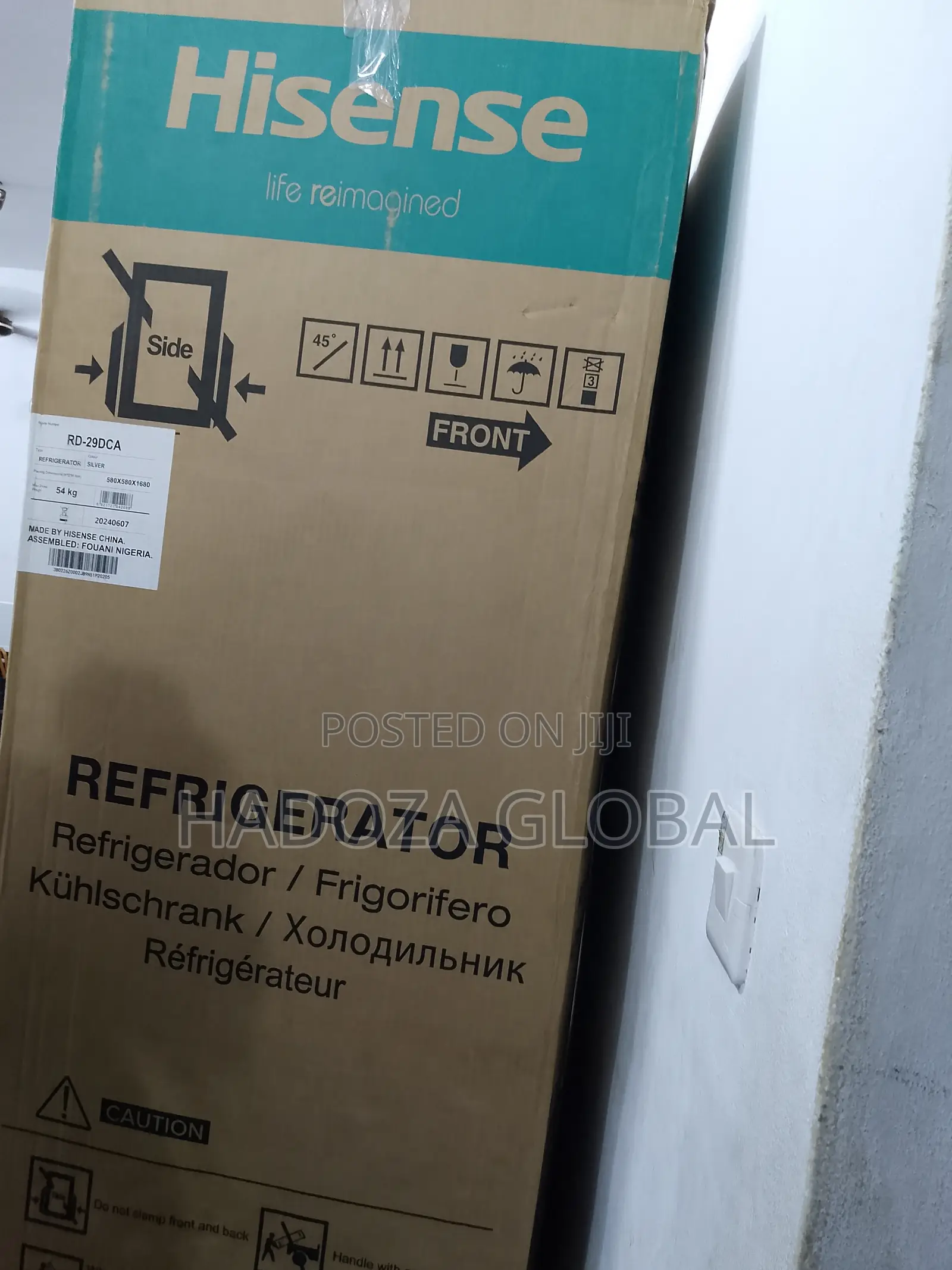 Hisense 29DCA 225L Botttom Freezer -High Quality