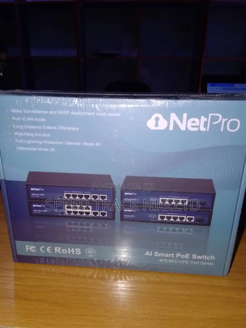 Netpro 10 Port AI Smart POE Switch